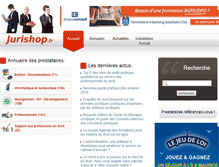 Tablet Screenshot of jurishop.fr